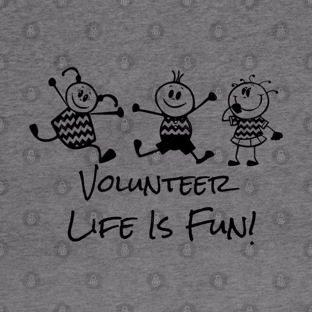 Volunteer Life is Fun in Cartoon by DesignIndex